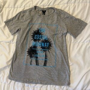 Men’s H&M Graphic Tee. Medium. Heather Gray.
